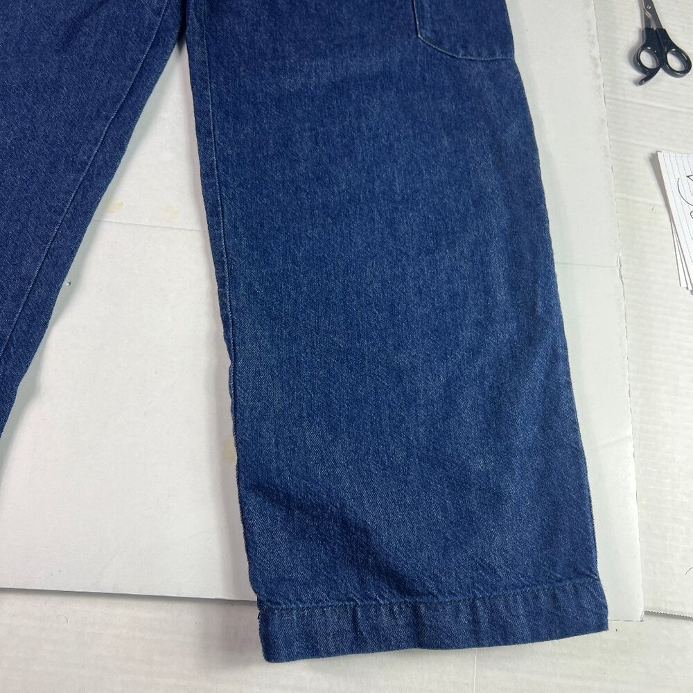 Rag & Bone Jean Women 25x28* Cassidy High Rise Wide Leg Cargo Blue Denim Tag 23 - Picture 5 of 16
